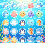 Colorful Aquatic Animal Park